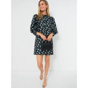 TUCKERNUCK Pomander Place Black Heirloom Jacquard Samantha Dress Size Large